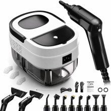Nettoyeur Vapeur Portatif, Steam Cleaner La Maison, Steamer, Poignée Réglable 3 Niveaux, 1600ml Réservoir d'eau