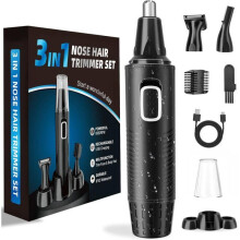 Nabíjateľný USB zastrihávač nosa, presné strihanie, multifunkčný zastrihávač nosa a uší