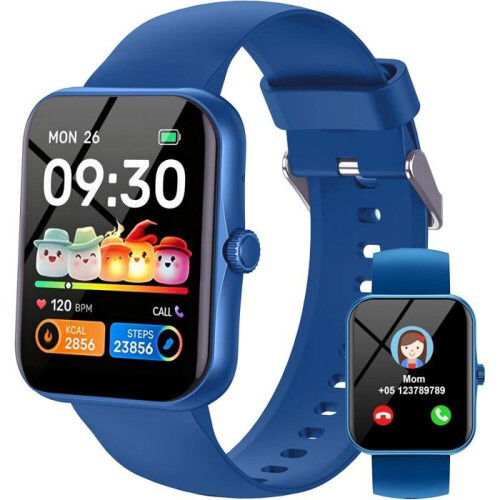 Έξυπνο ρολόι Fitness Tracker, 1,83 ιντσών HD, με λειτουργία Sports, καρδιακούς παλμούς