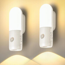 Oplaadbaar nachtlampje 2000mAh LED-lamp met bewegingssensor, voor binnengebruik, 3000K, 4000K, 6000K, dimbare spot, automatische d