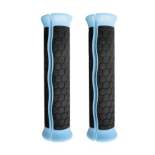 2 viele ergonomische Griffe, gummierter Griff, rutschfester-Blau
