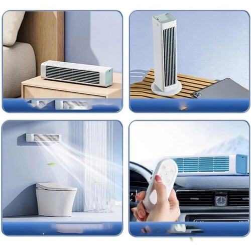 Portable Wall Mounted Air Conditioner, No-Drill Compact Quiet Cooling Unit, White, 1 Piece 1