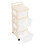 4-tier Storage Cart Rolling Organizer Cart with Drawers 4