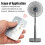 Universal Fan Remote Control, Easy Access Replacement Remote for Ceiling Fans, White, Compact Handheld Design 3