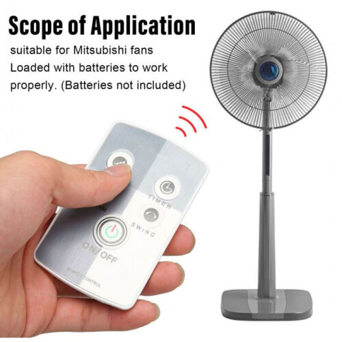 Universal Fan Remote Control, Easy Access Replacement Remote for Ceiling Fans, White, Compact Handheld Design 2