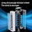 Portable Wall Mounted Air Conditioner, No-Drill Compact Quiet Cooling Unit, White, 1 Piece 5