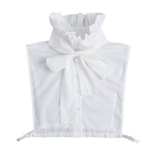 Faux col à volants, nœud papillon, accessoire de vêtements pour