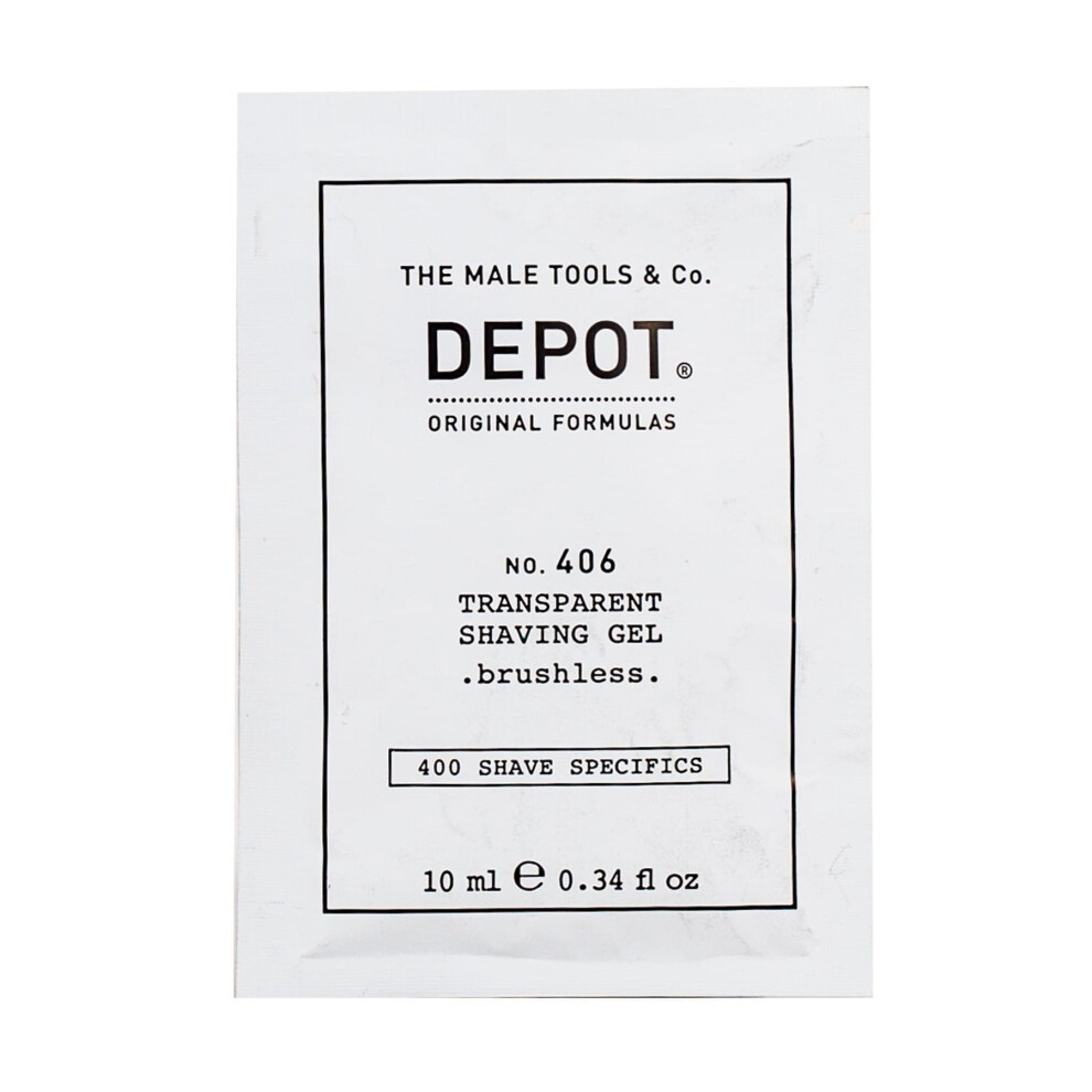 Depot 400 Shave Specifics No. 406 Menthol Softening & Refreshing Shaving Gel 10 Ml