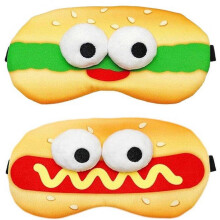 Two Pack Funny Sleep Masks - Adjustable Eye Masks