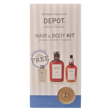 Set Depot: 100 Hair Cleansing No. 103 Pro-Vitamin B5 Hair Shampoo For Hydration 250 ml + 200 Hair Treatments No. 202 Botanical Complex Hair Leave-In