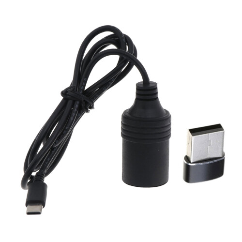 Allume-cigare USB Type C à 12V, câble adaptateur-1m