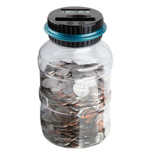 Digital Coin Counting Money Saving Box - LCD Electronic Piggy Bank for EURO Coins, Ideal Gift