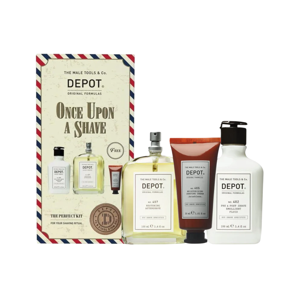 Depot Set Depot: 400 Shave Specifics No. 402 Essential Oils Soothing Pre & Post Shaving Fluid 100 Ml + 400 Shave Specifics No. 405 Allantoin Moisturizing
