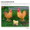 Resin Rooster Mini Figurine Assorted Colors 3 pcs 6