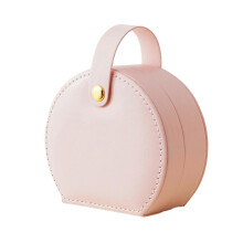 Élégante boîte de rangement portable pour bijoux, mini-organisateur et présentoir pour colliers, bagues, boucles d'oreilles et bracelet