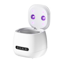 Ultrasone gebitsreinigingspod Pro met UV-sterilisatie, dieptereiniging en desinfectie, essentieel voor thuishygiëne, wit