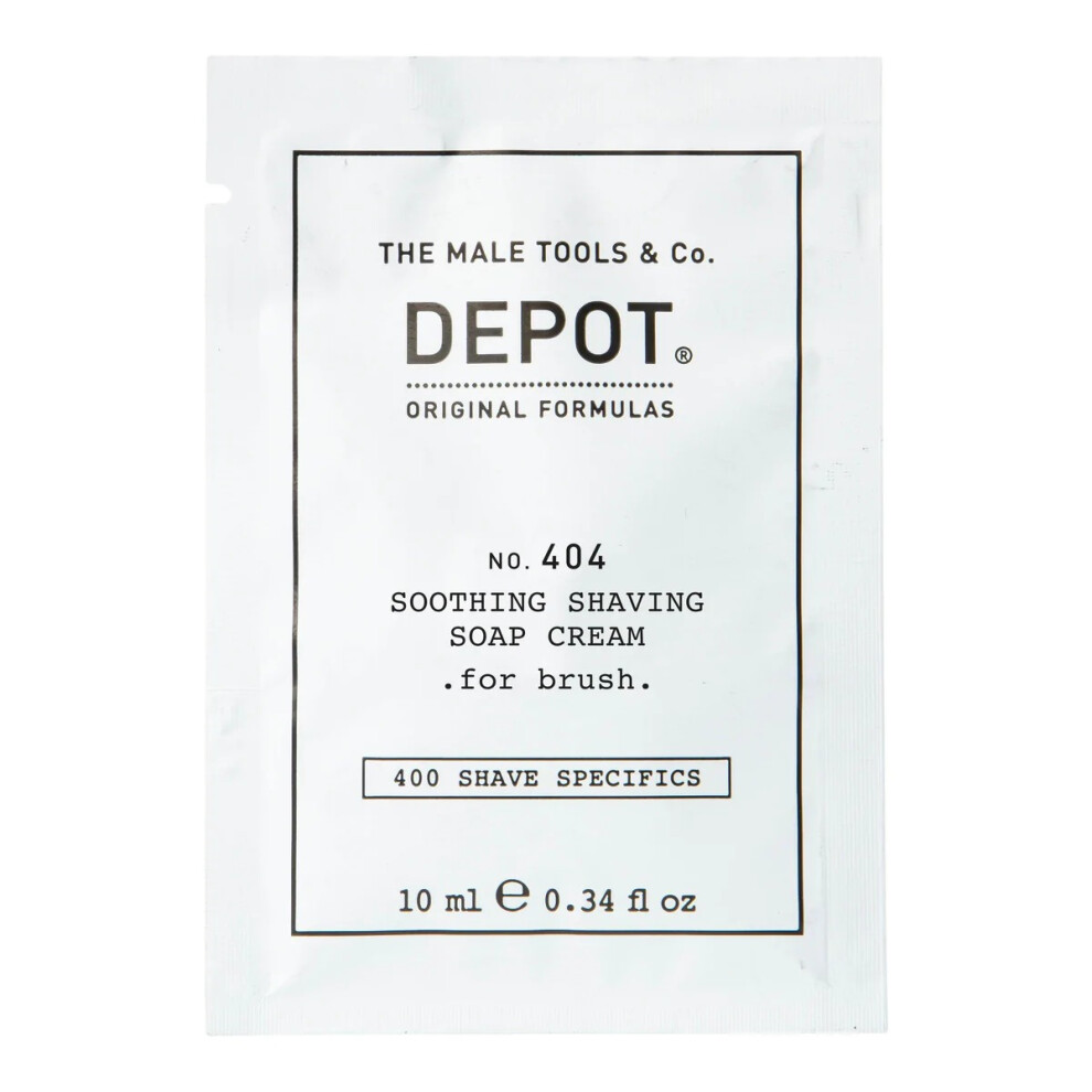 Depot 400 Shave Specifics No. 404 Allantoin Soothing Shaving Soap Cream 10 Ml