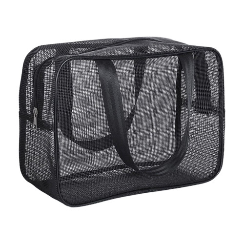 Φορητή τσάντα οργάνωσης για ντους Mesh Caddy σε μαύρο χρώμα 1