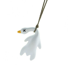Multipurpose Car Rearview Mirror Duck Decoration With Color