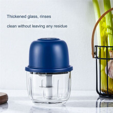 Garlic Chopper Portable Food Processor, Food Chopper Onion Chopper, Cordless Meat Grinder with USB Charging