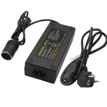 12V 15A 160W Kfz-Stromwandler, 220V auf 12V Adapter mit EU-Stecker für den Einsatz im Fahrzeug