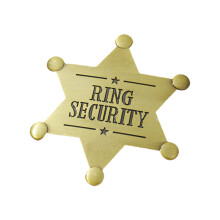 Metal Rings Security Badge Rings Bearer Badge-Army green