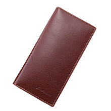 Men's Vegan Leather Bifold Wallet with RFID Protection and