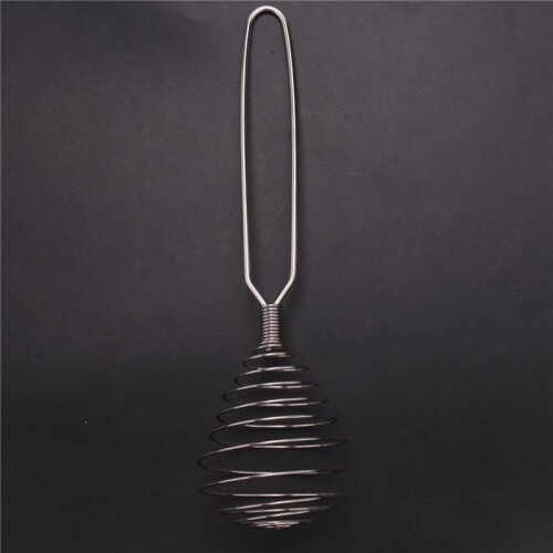 Spring Coil Wire Whisk Hand Mixer Blender Egg Beater Stainless Steel Tool