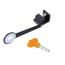Limiteur de fenêtre fixe, loquets de Position,-noir long