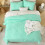 Mint Green King Comforter Set Boho Tufted 3-Piece 5