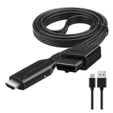 Cable convertidor HDMI para Nintendo 64, compatible con N64 y SNES, adaptador Plug and Play para TV.