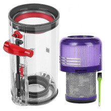 Filtro de depósito de polvo compatible con Dyson V11 V15 SV14 SV17 SV22 SV15 SV28. Pieza de repuesto para el depósito de polvo.