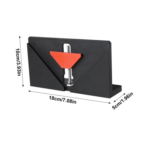 Table Saw Right Angle Spline Jig Aluminum 1pc 1