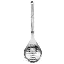 Robuster Schaumlöffel aus Metall, Sieb zum Abtropfen und Braten, kreatives Abtropfsieb aus Edelstahl