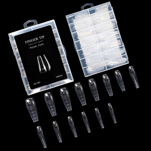 Crystal Nail Forms Kit Nail Mold Snelle-47-model