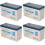 Power-Sonic 12V 7Ah SLA Battery Pack of 4 2