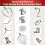 Stainless Steel Stand Mixer Attachments Set 3-Piece 4