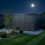 17x8 Pent Composite Shed Tanalised Single Door, No Windows) 3