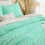 Mint Green King Comforter Set Boho Tufted 3-Piece 3