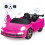 Kids 12V Electric Ride-On Car, Remote Control, Pink 2