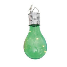 Solar LED Hanging Light Outdoor Waterproof Rotatable Green