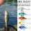 Realistic Fish-Shaped Lure with 3 Black Hooks 3