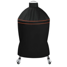 Vedenpitävä ja kestävä musta grillin suojapeite, yhteensopiva Kamado Joe Classic I II ja III -grillien kanssa, 85 x 123 cm