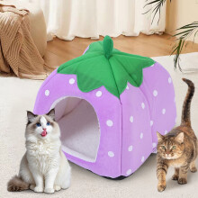 Pet Yurt Tent Indoor Outdoor Foldable Warm Shelter for