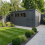 17x8 Pent Composite Shed Tanalised (Single Door, With Windows) 1