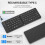 Foldable Bluetooth Keyboard Ultra Slim Full Size 6
