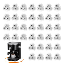 36-Pack Self-Adhesive Ball Casters 3.5X1.2CM Mini 360Â Rotating Sticky Wheels
