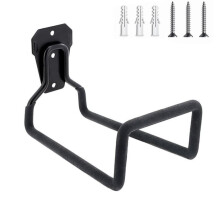 Wall-Mount Garden Hose Holder Black for 50-100 ft