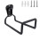 Wall-Mount Garden Hose Holder Black for 50-100 ft 1