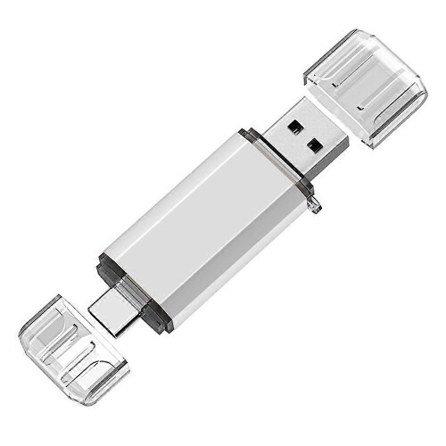 Μονάδα Flash USB C 3.1 διπλής θύρας 128Gb, σύνδεση και λειτουργία υψηλής ταχύ